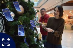 Ježíškův strom splněných přání se v Central Kladno krásně rozzářil