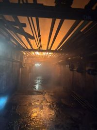 V Buštěhradu hořely podzemní garáže