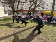 Psovodi v kladenské mateřince. Rotvajler Matýsek půjde do důchodu