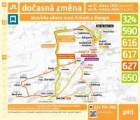 Silnice mezi Slaným a Kvícem je uzavřená