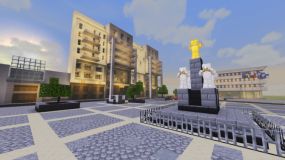 OBRAZEM: Padesát školáků vytvořilo jedno severočeské město v Minecraftu! Poznáte, o které se jedná?