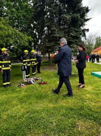 V Rozdělově uctili památku Bohumila Kypa, hasiče zastřeleného na konci války