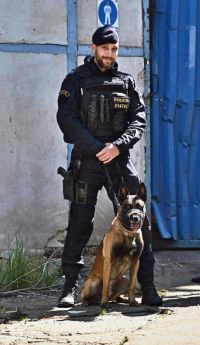 Kladenský policejní pes Fantom řečený Fanouš jde do důchodu