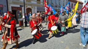 Ve Slaném přivítali Jana Žižku z Trocnova