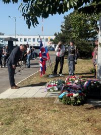 Na letišti si připoměli 80. výročí návratu československých letců RAF z Velké Británie