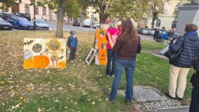 Slanské dýňování si nenechali ujít stovky malých i velkých návštěvníků z Kladenska