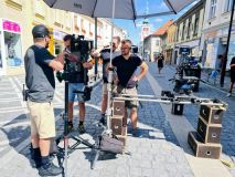 Historické centrum Slaného ovládli filmaři