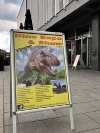 V kulturáku na Sítné byla interaktivní dinosauří výstava Dino Expo