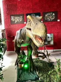 V kulturáku na Sítné byla interaktivní dinosauří výstava Dino Expo