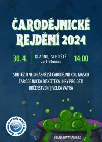 Čarodějnice a čarodějové budou rejdit a hlavně se bavit na Sletišti, avšak opékat se budou buřty