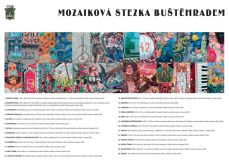 Mozaiková stezka Buštěhradem je zpět