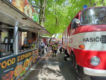 Na Řipské pouti zasahovali třikrát hasiči ze Straškova