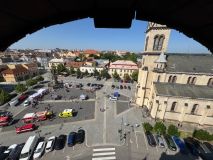 Strážníci při ukázce zneškodnili pachatele, který ohrožoval pacientku i záchranáře