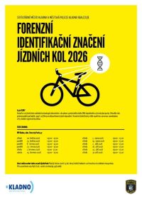 Městská policie Kladno letos opět nabídne službu forenzního značení kol