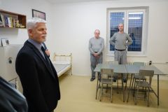 Vinařičtí vězni se setkali s prezidentem