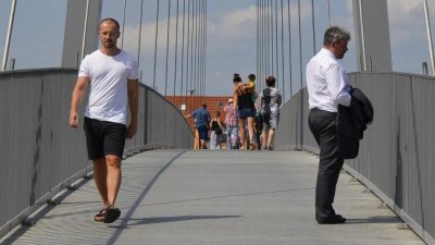 Nová lávka v Lužci propojila několik obcí pro pěší i cyklisty