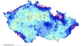 Budou bílé Vánoce? Taková je pravděpodobnost