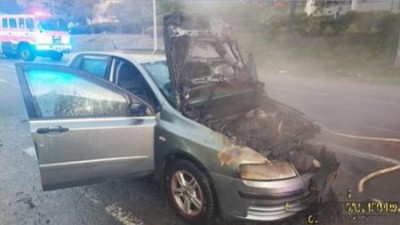 V úterý ráno hořelo na Kladně auto