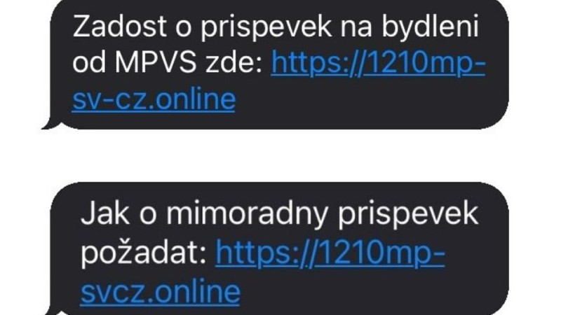 Policie varuje, další typ podvodu na internetu se tváří jako žádost o příspěvek na bydlení