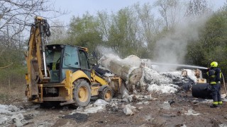 V Kročehlavech hořela izolace