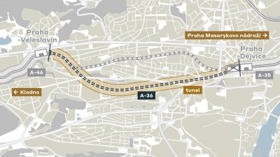 Tunel mezi Dejvicemi a Veleslav&iacute;nem se začne stavět za dva roky