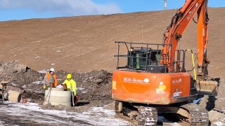 Na D7 se pracuje i v zimě