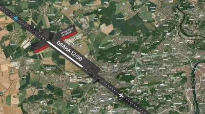 Začíná modernizace hlavní dráhy na letišti. Létat se bude nad Kladnem