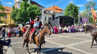 Ve Slaném přivítali Jana Žižku z Trocnova