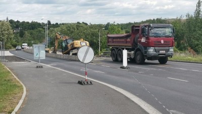 Uzavírky v Kladně komplikují práci záchranného systému