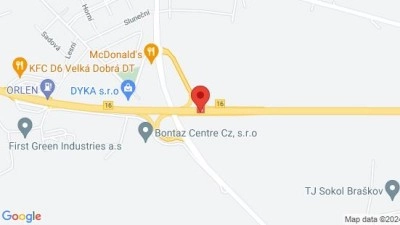 Srážka náklaďáku a osobního vozidla na dálnici u Velké Dobré