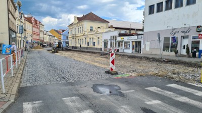 V Kladně začala druhá etapa revitalizace ulice T.G.M. a přilehlých prostor