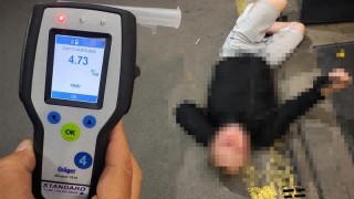 Muž před benzinkou v Kročehlavech nad&yacute;chal 4,73 promile