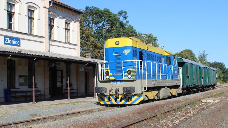 Lokálka Straškov Zlonice přežila. Také díky Železničnímu muzeu