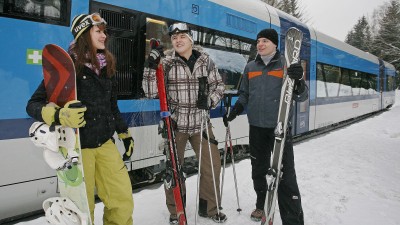 Lyžujte o 20% levněji díky ČD Ski, nejen v českých střediscích, ale i v Alpách. Na Lipně pak díky ČD Yetti sleva 30%