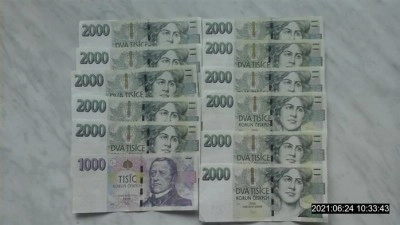 Poctivý nálezce odevzdal peněženku, ve které bylo 23 tisíc korun