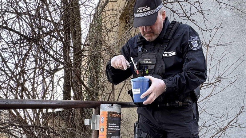 Použité stříkačky se na Kladně odkládají do fixpointů