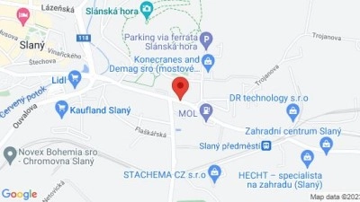Nehoda ve Slaném. Sražený chodec
