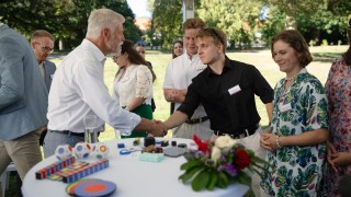 Prezident v Lánech přijal startupisty