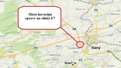 Silnice u Slaného se bude opravovat. Most je v havarijním stavu