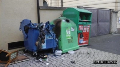 Žhář kontejneru byl dopaden