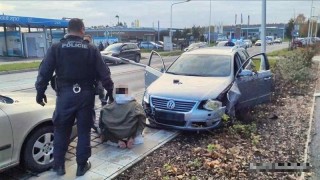 Driftoval v Kročehlavech. Strážníci ho zadrželi