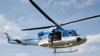 Další zásah vrtulníku ve Slaném. U nezletilé osoby