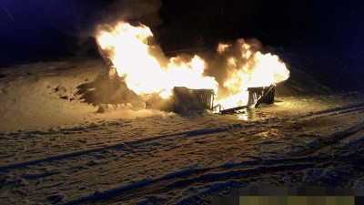 O novoročn&iacute; noci prohled&aacute;vali kladen&scaron;t&iacute; hasiči bytov&yacute; dům kvůli kouři